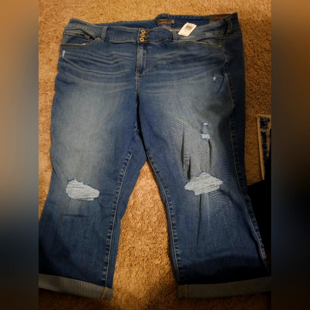 Torrid cropped jegging Size 28